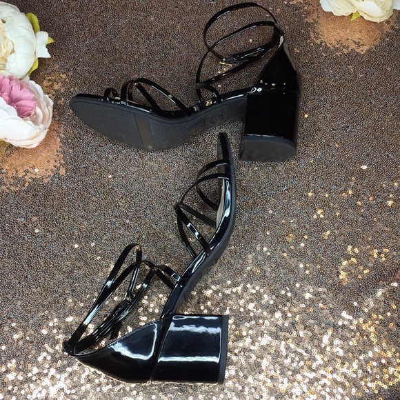Circus by Sam Edelman Black Strappy Heels - Picture 5 of 8